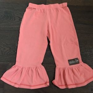 Matilda Jane big ruffle Capri pants